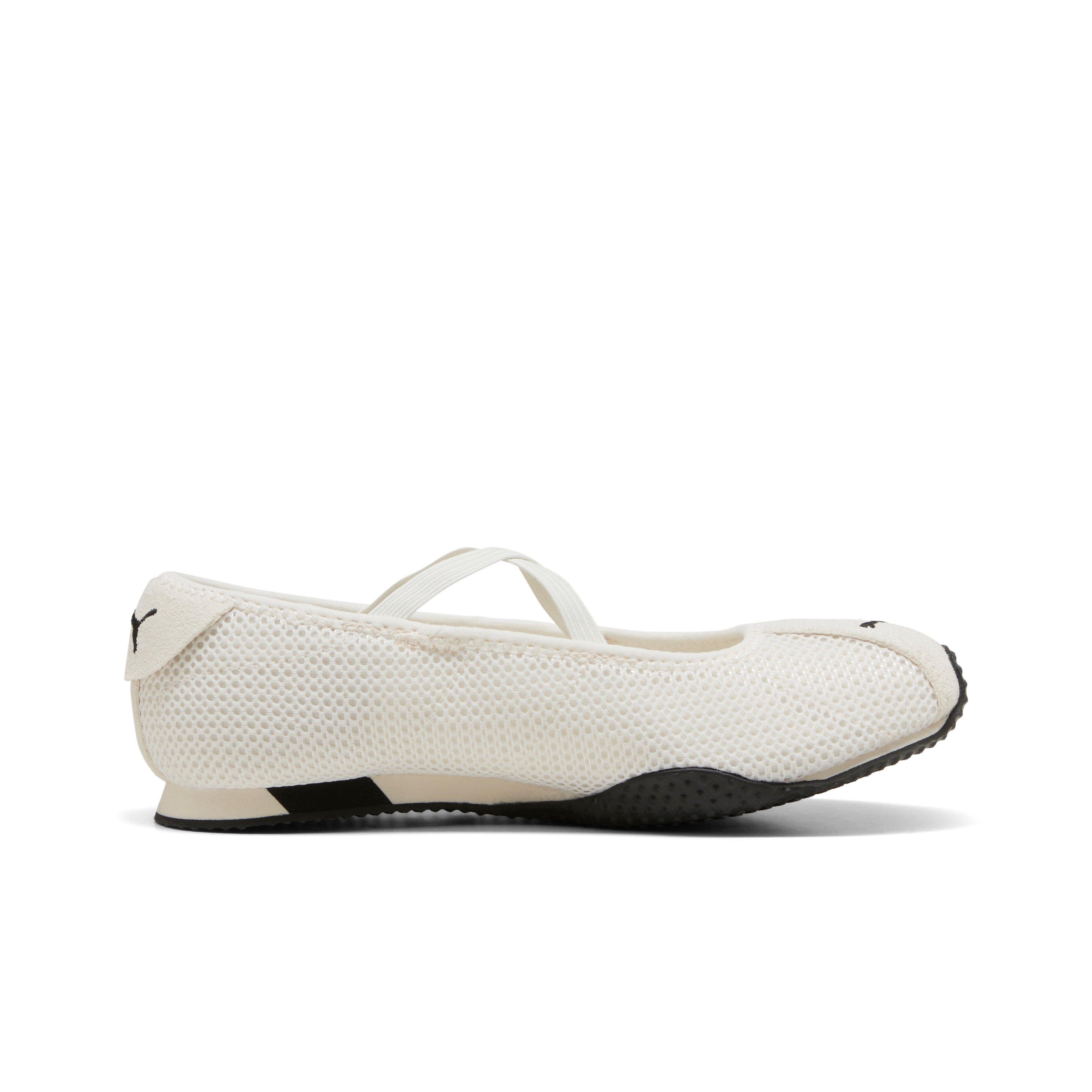 PUMA H-Street Ballet "Warm White/PUMA Silver" Women's Shoe - WHITE/SILVER